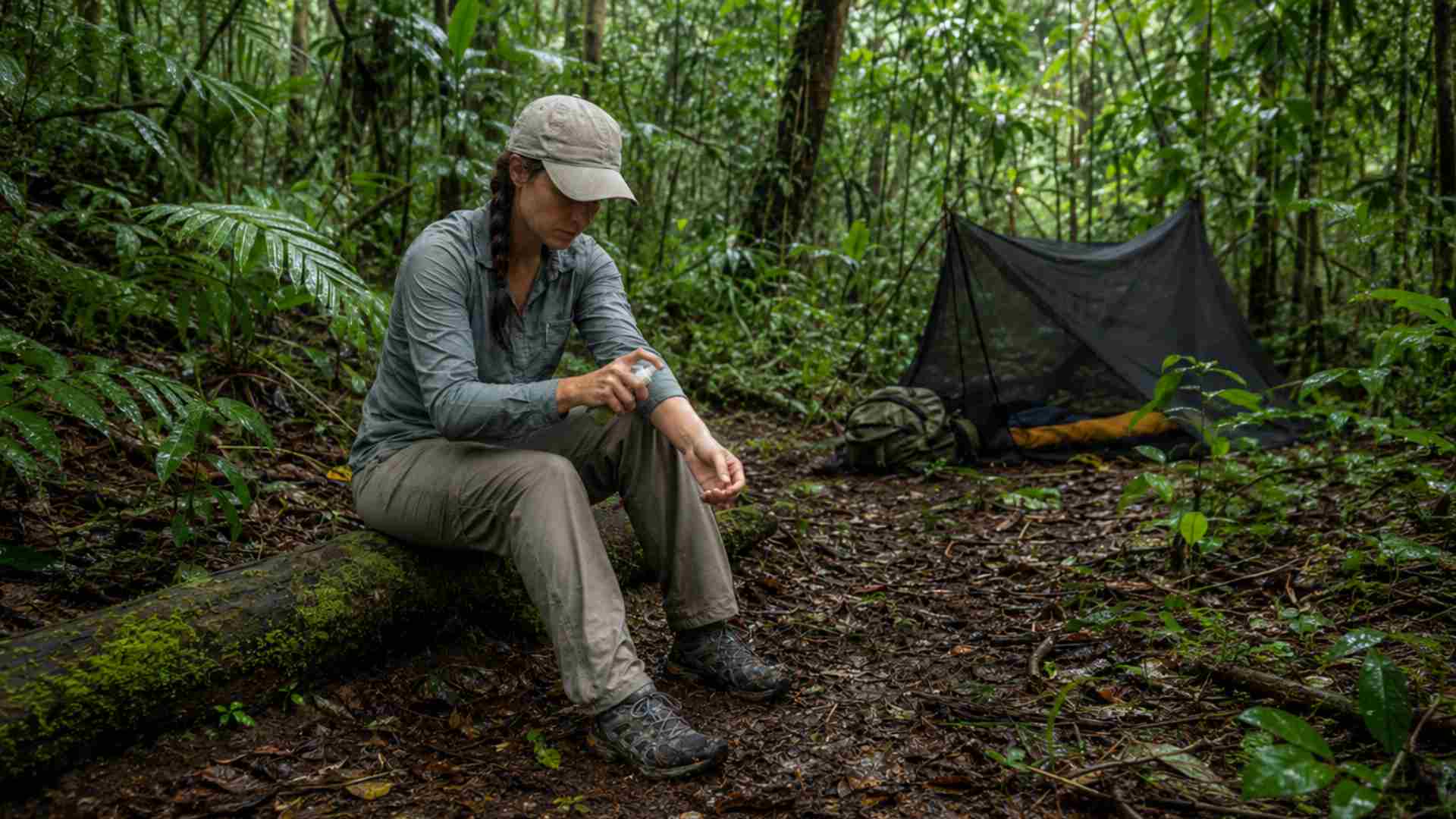 Insects can be a serious problem in the jungle