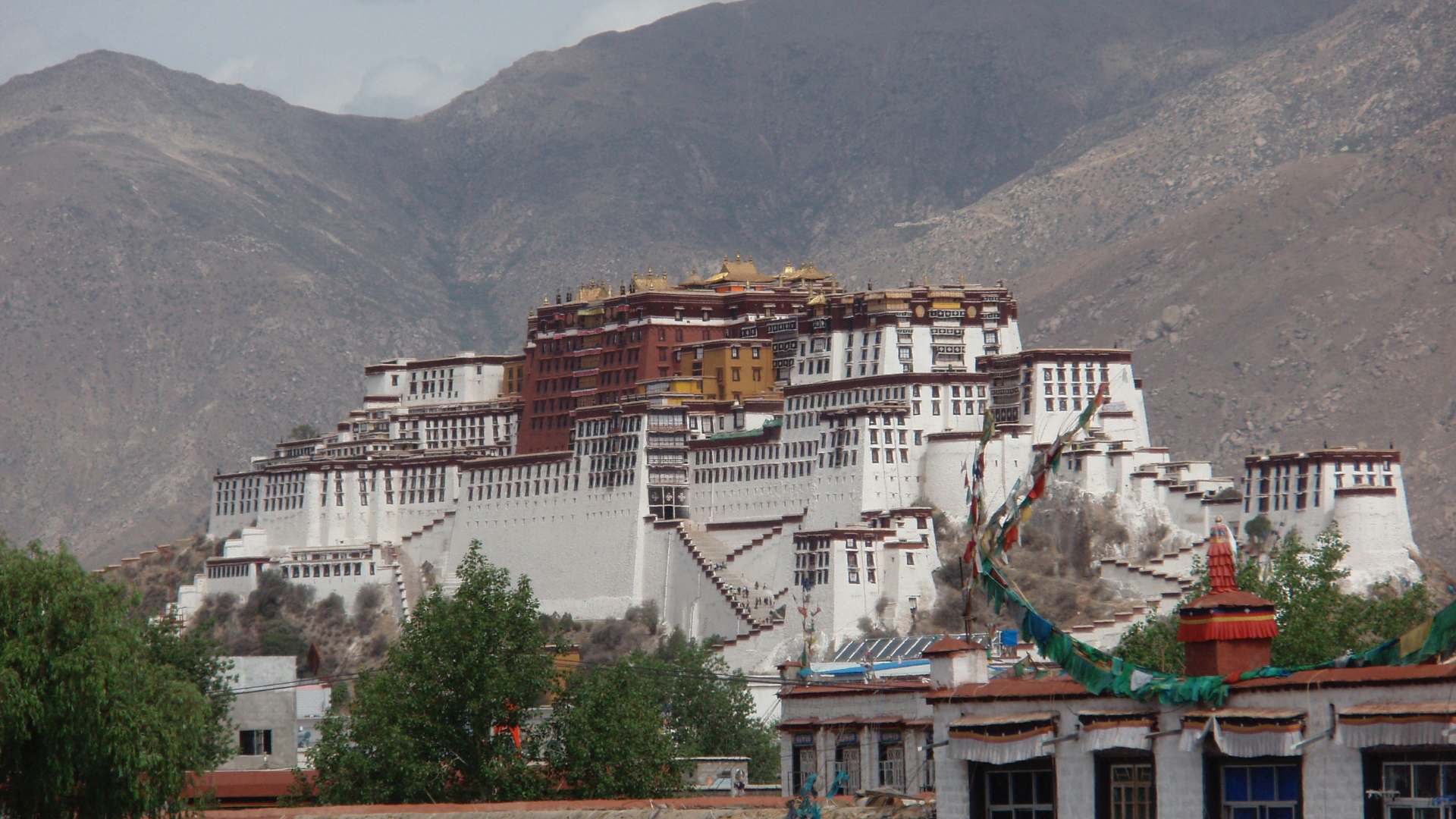 One of the most recognizable landmarks of Tibet- Potala Palace in Lhasa