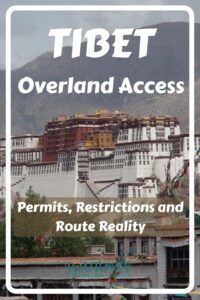 Tibet overland access explained through permits, border zones, restricted areas, plateau terrain and real routes.