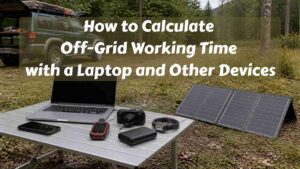 How to Calculate Off-Grid Working Time with a Laptop and Other Devices