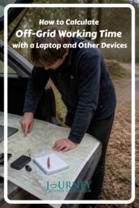 Learn off-grid power planning for laptops, phones, cameras and other travel devices using batteries, solar panels, vehicle charging and more.